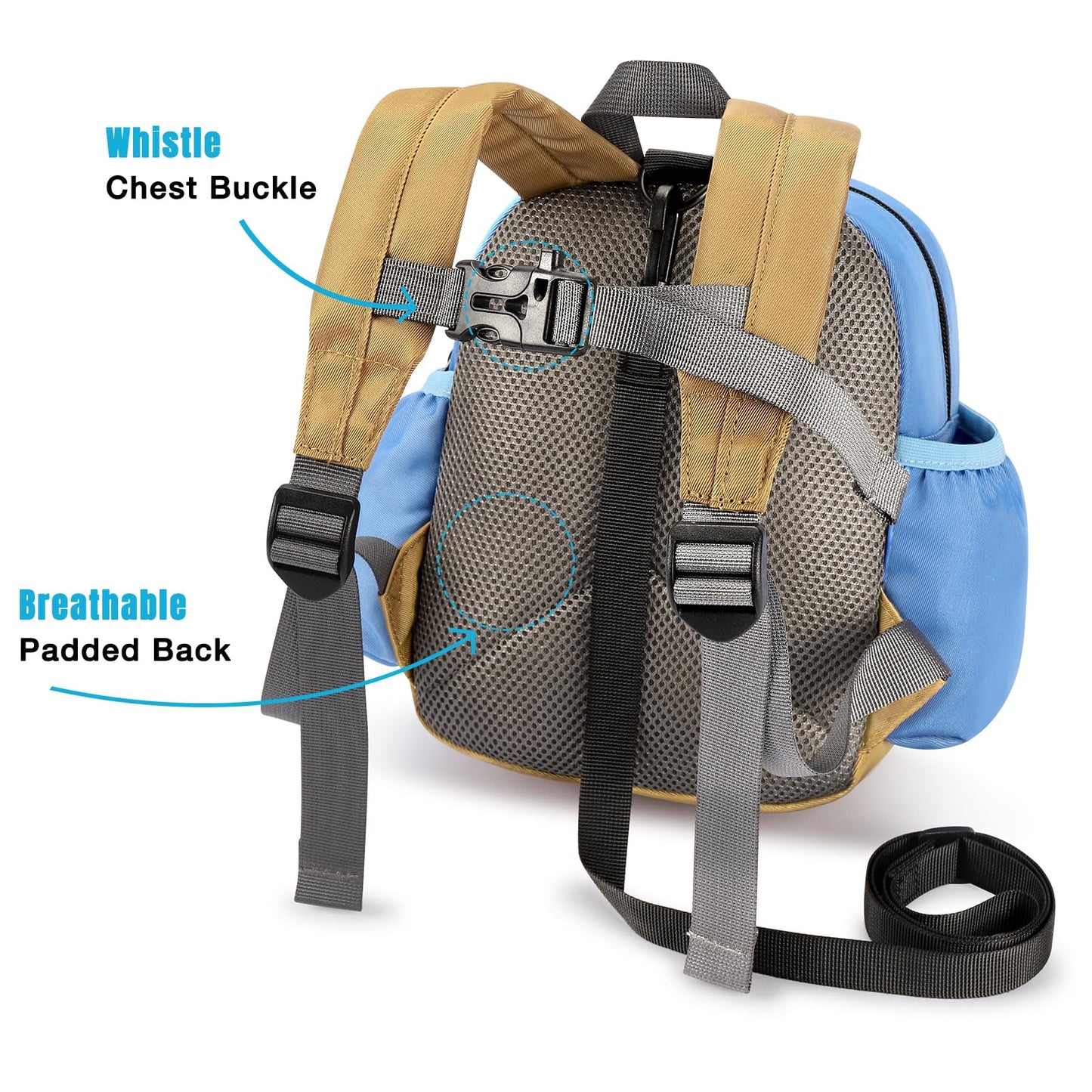 STEAMEDBUN Backpack Leash for Toddlers 1-3: Baby Backpack with Leash for Boys Girls - Anti-Lost Harness for Walking