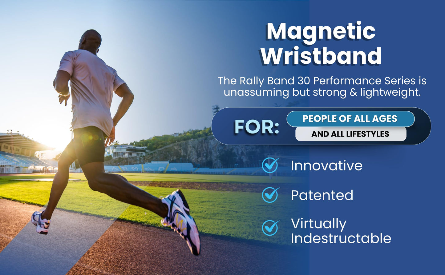AceMagnetics Rally Band 20 Series: Opaque Black - S
