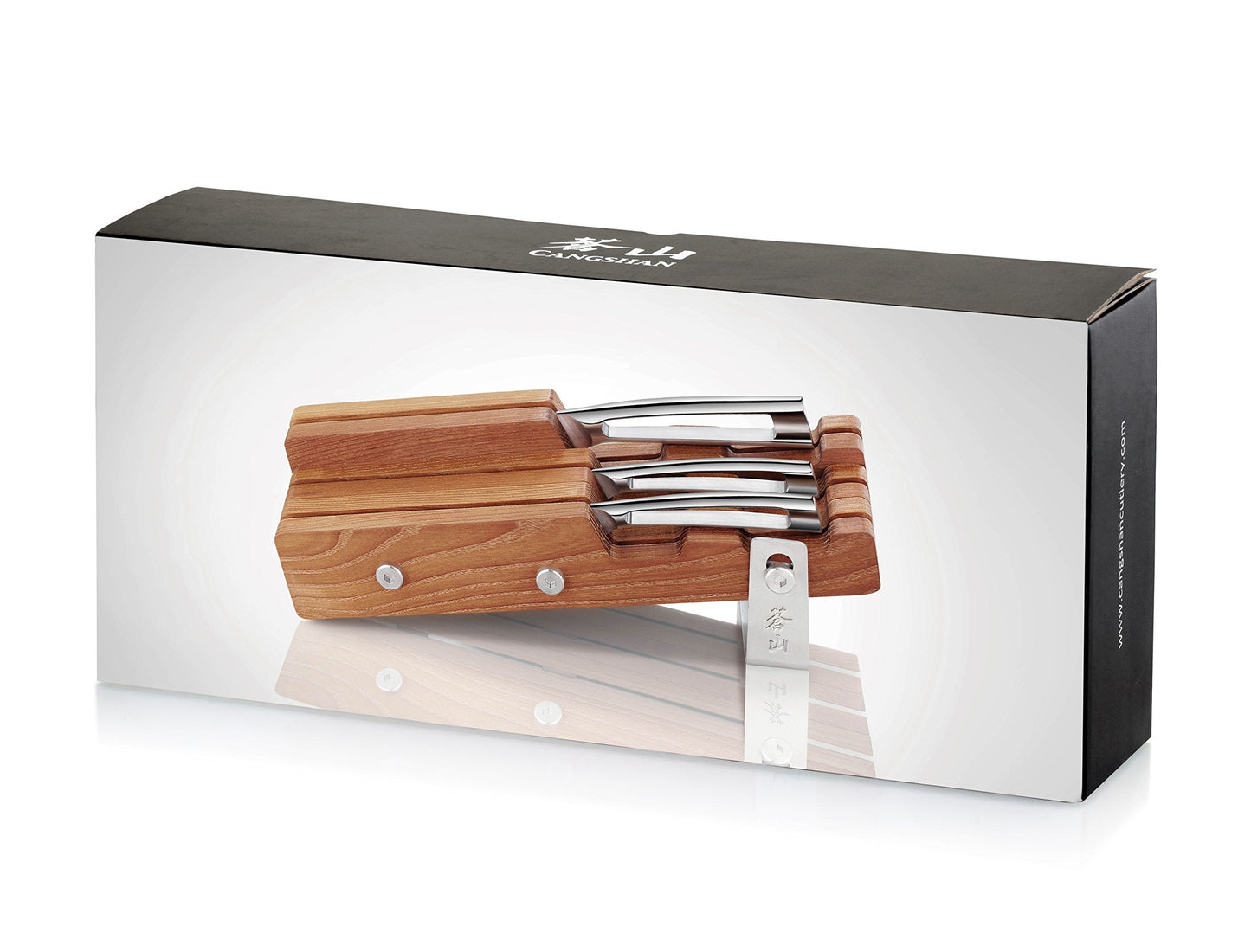 Cangshan N1 Series 61857 German Steel Forged 4-Piece Starter Knife Block Set