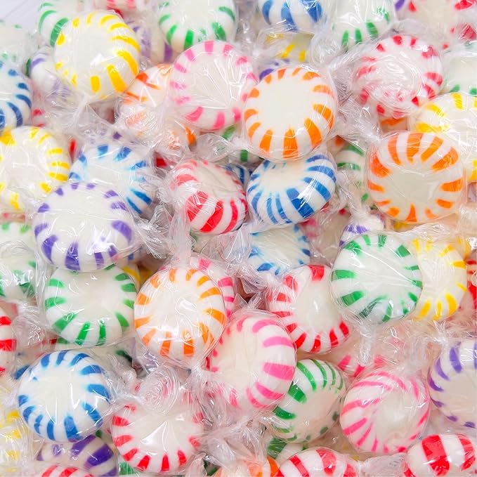 Fruit Starlights Hard Candy Assortment | 1 Pound Bag - Approx. 85 Count | Individually Wrapped Hard Candy | Assorted Flavors | Starlight Fruit Candies