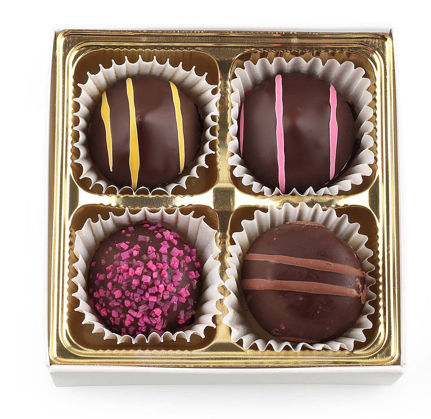 Small Chocolate Gift Boxes – Kosher, Vegan Friendly Gourmet Chocolates, Corporate Gifts for Clients & Events, Custom Logo Options for Bulk Orders
