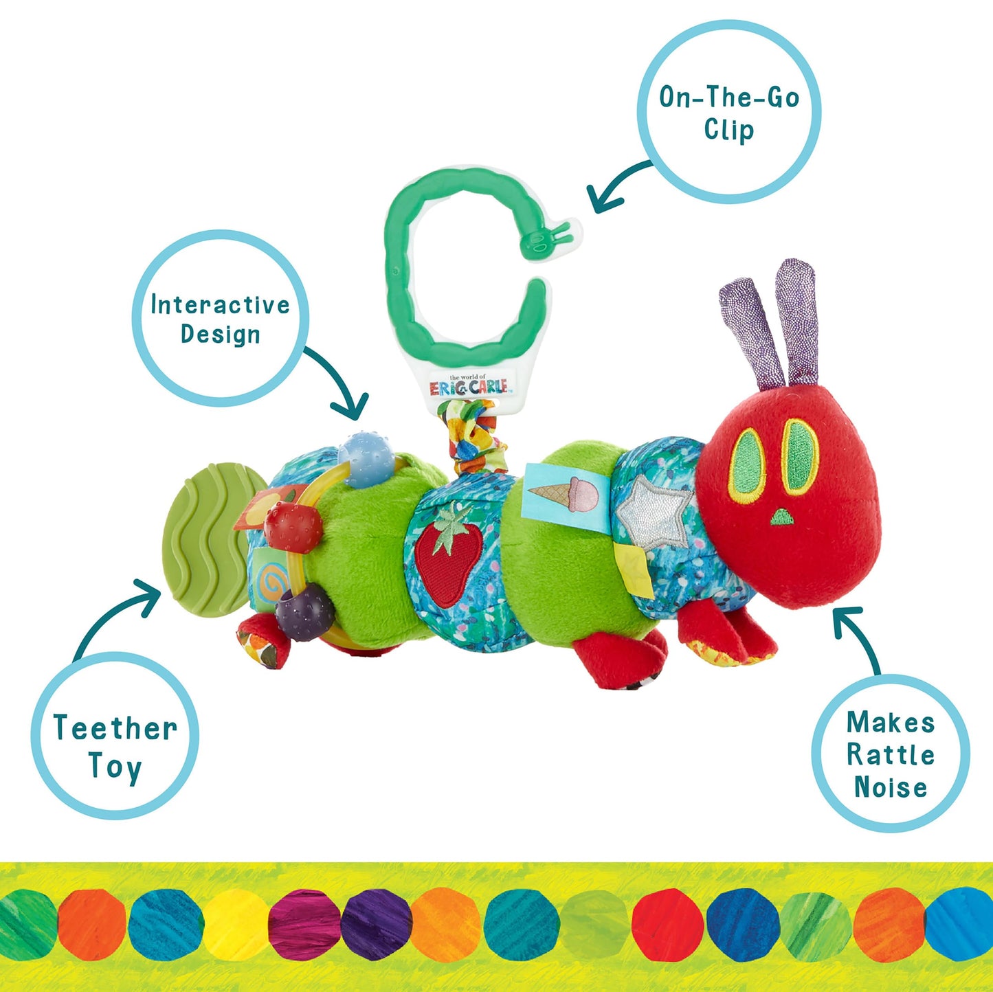 World of Eric Carle, The Very Hungry Caterpillar Activity Toy, Caterpillar