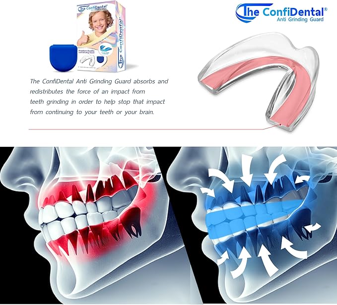Custom-Fit Mouth Guard for Teeth Grinding and Clenching - Boil-and-Bite Dental Nightguard for Grinding Teeth at Night - Fits Kids, Teens, and Adults with Smaller Mouths - 5-Pack (3 Small, 2 Regular)
