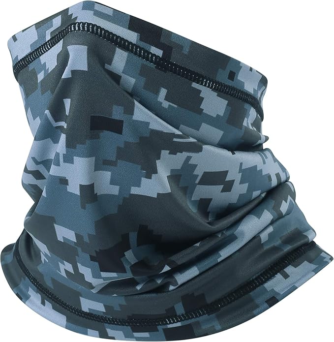 UV Protection Cooling Neck Gaiter Face Mask Scarf for Men - Windproof Neck Cover Bandana Neck Warmer Mask