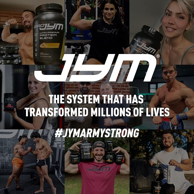 JYM Hydration Pina Colada Powder, Performance Electrolytes, Potassium, Sodium, Magnesium, for Men & Women, Theanine, Ashwaghanda, Theanine, 40 Servings