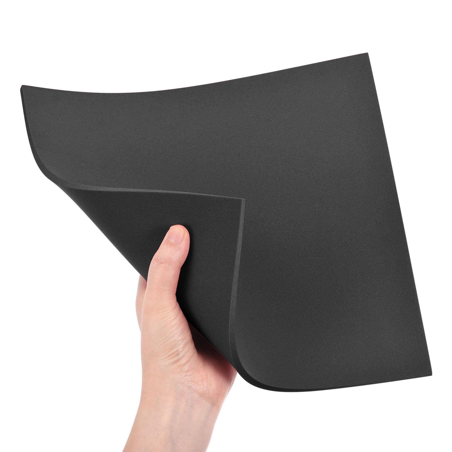 uxcell Black EVA Foam Sheets 10 x 10 Inch 5mm Thickness for Crafts DIY Projects, 4 Pcs