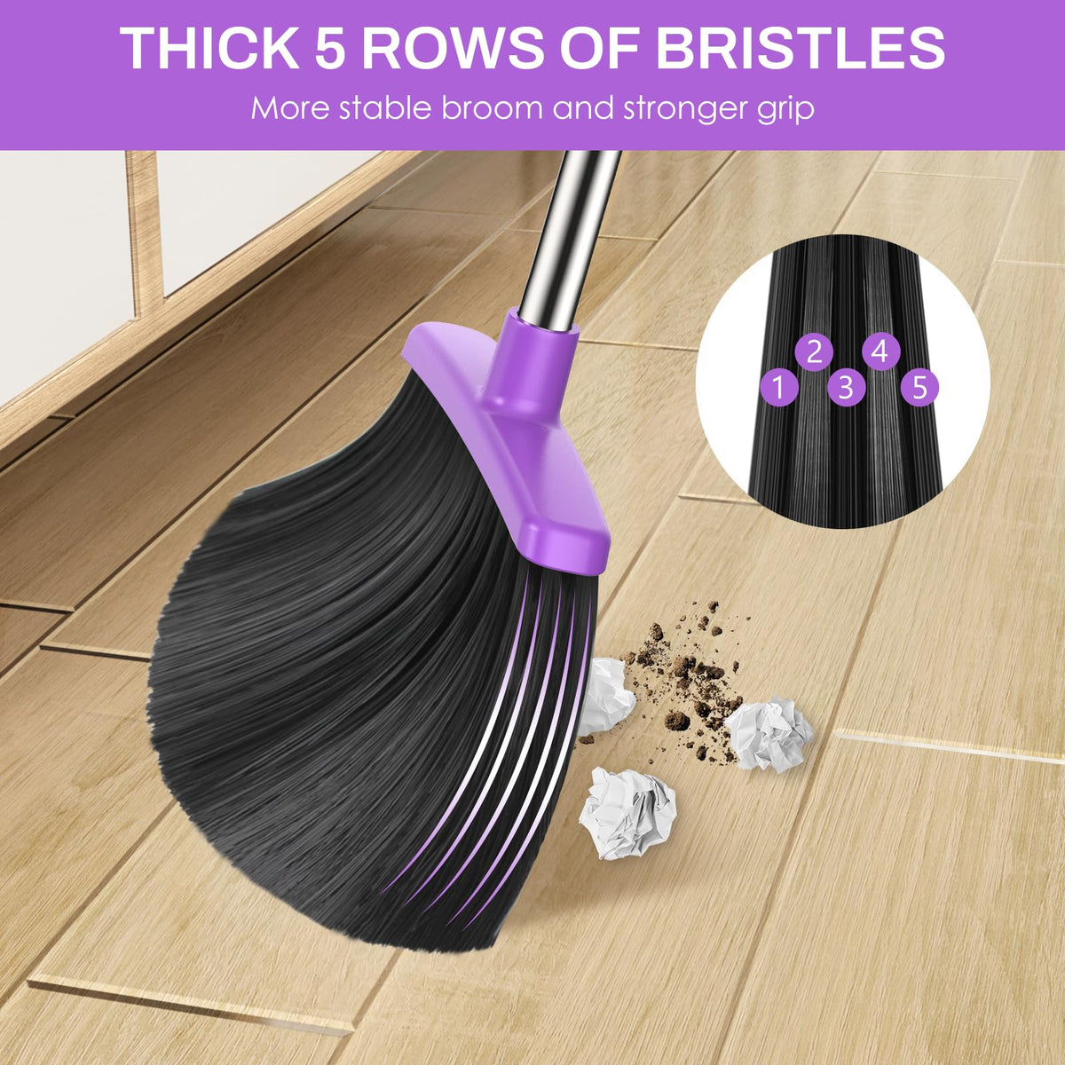 Broom and Dustpan Set for Home