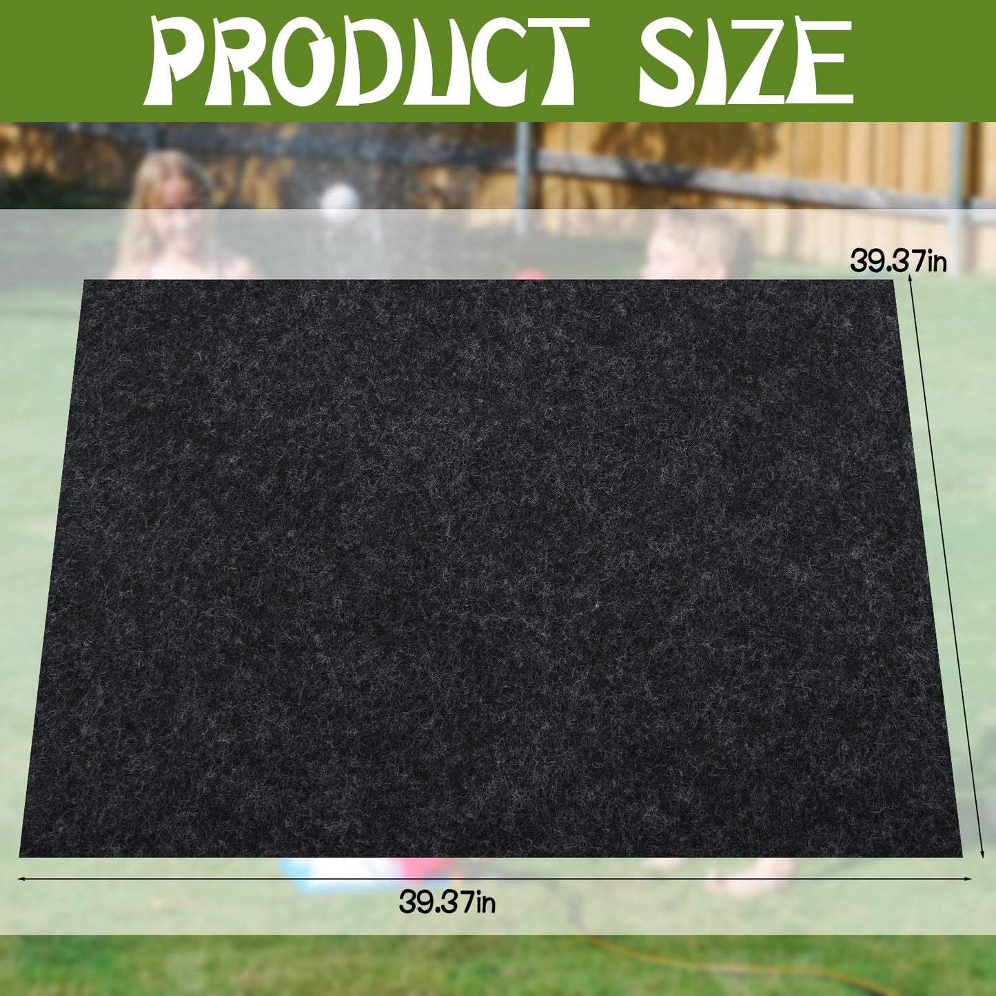 CIEOVO Water Table Mats, Non Slip Backing Outdoor Splash and Play Activity Pad Rug Waterproof Water Play Table Mat for Summer Beach Backyard Fun Water Play