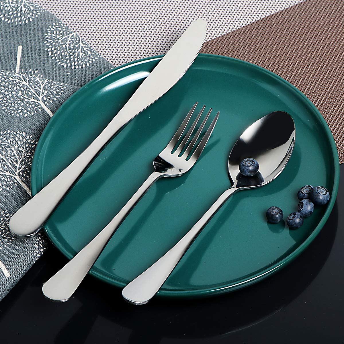[Together Save 5%] Travel Utensils Set with Case Reusable Stainless Steel Cutlery Set