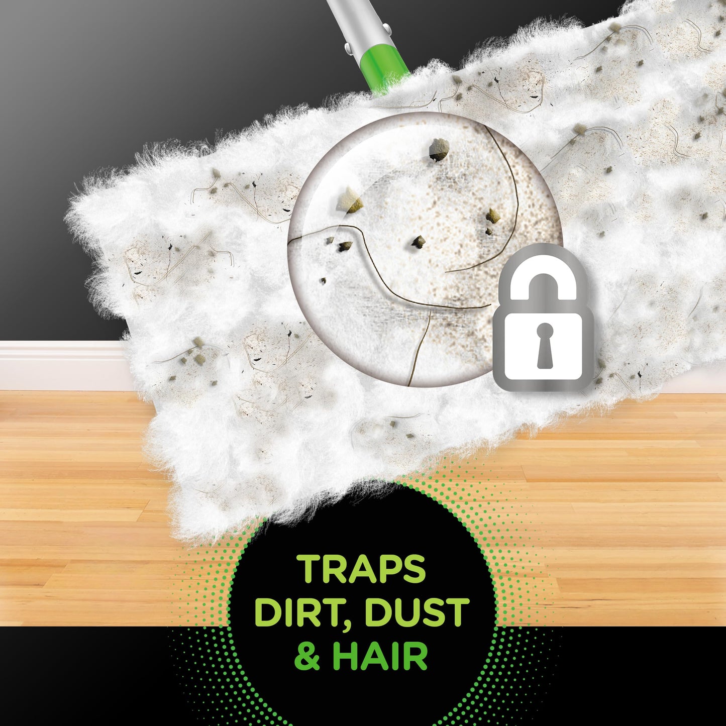 Swiffer Sweeper Heavy Duty Dry Multi-Surface Cloth Refills for Floor Sweeping and Cleaning, Unscented, 32 Count