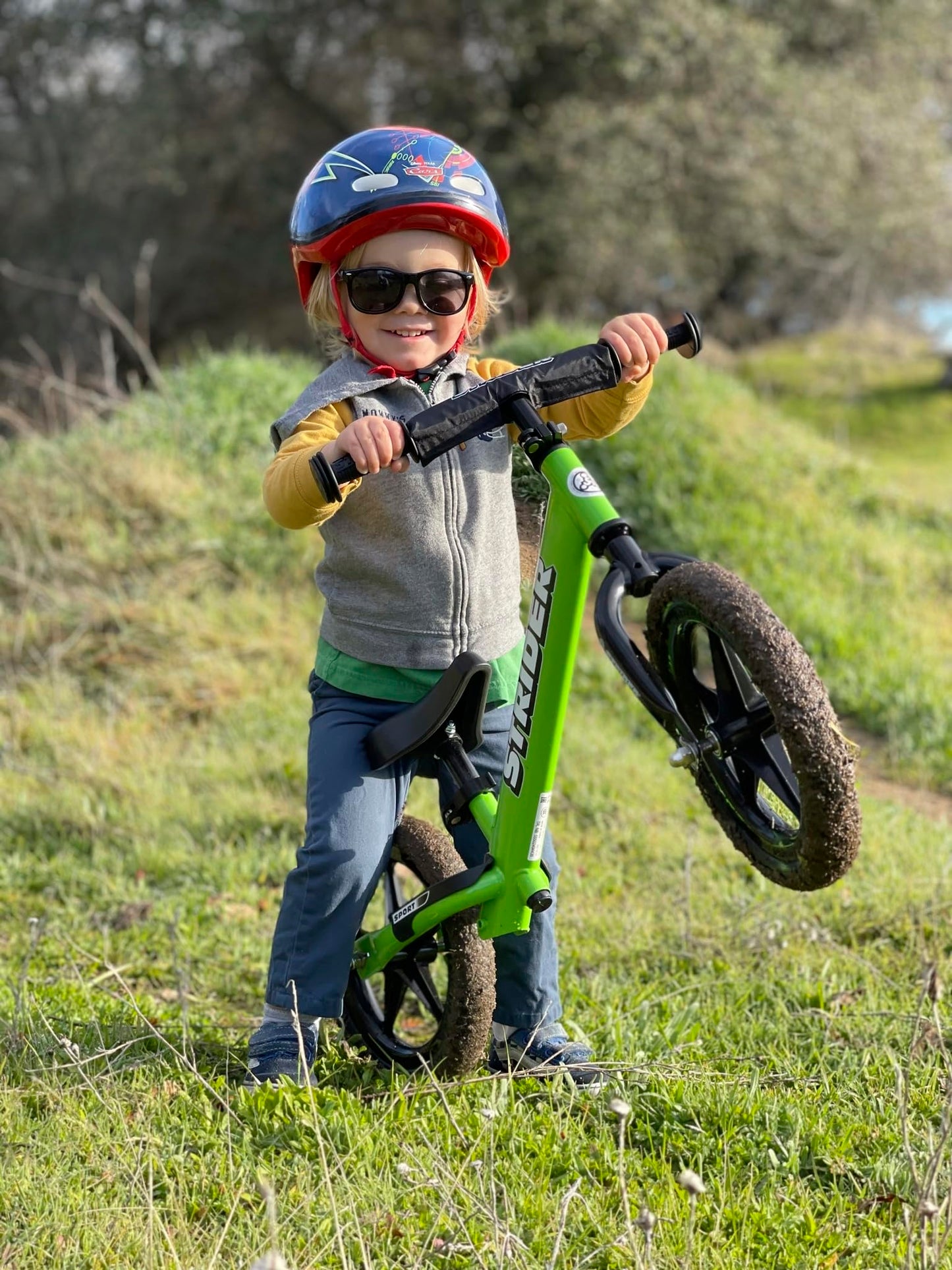 Strider 12 Sport No-Pedal Balance Bike, For 18 mos.- 5 years, Green
