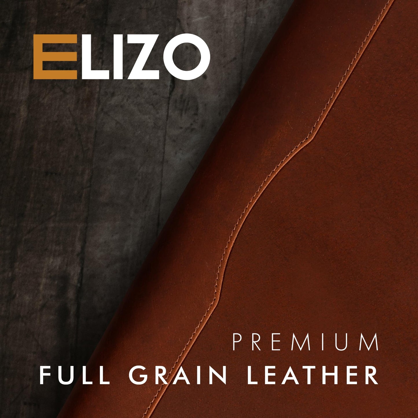 ELIZO Leather Portfolio & Rollerball Pen Bundle – Professional Padfolio Organizer with Antique Letter Strap & 24K Gold Trim Executive Pen, Schmidt Ink Business Writing Set