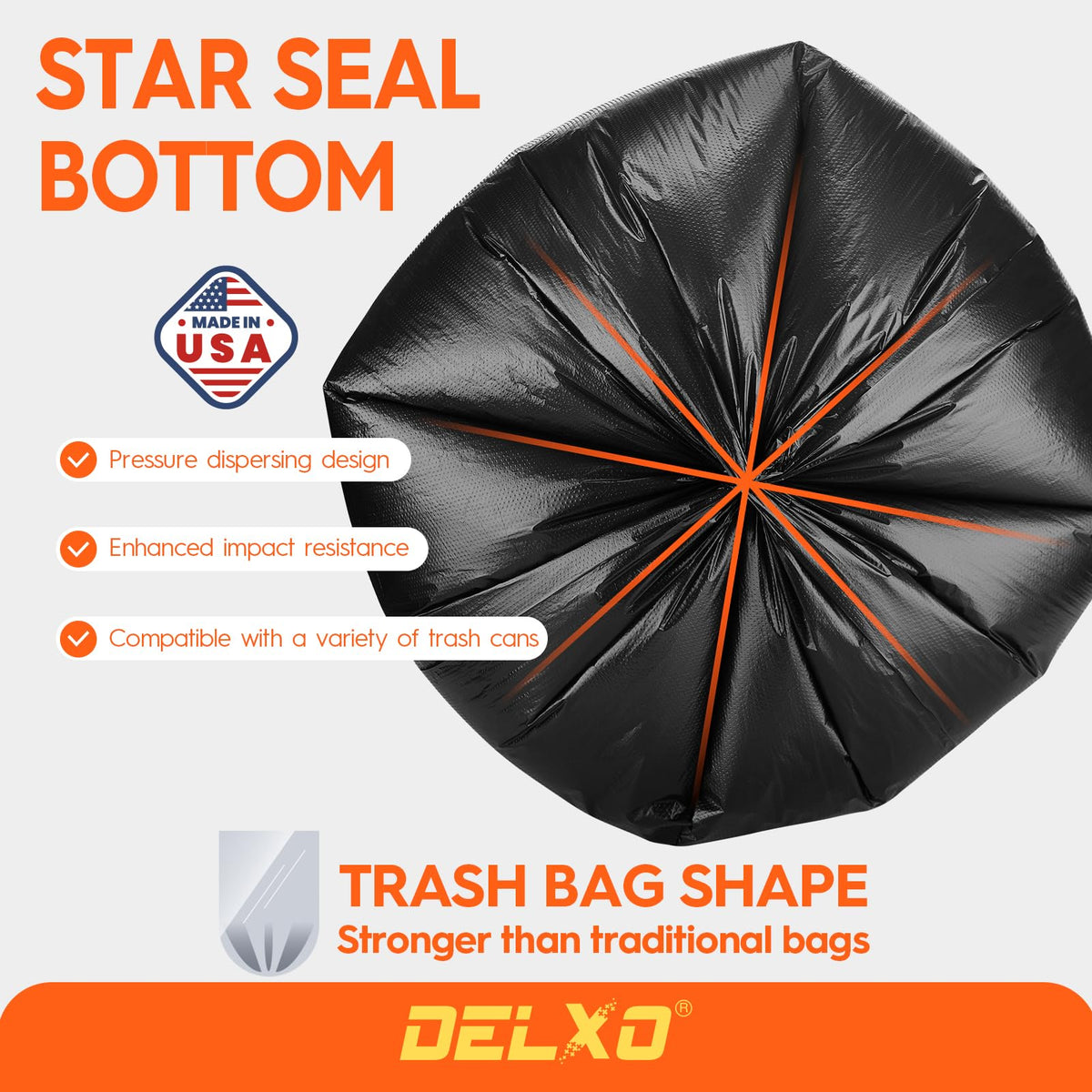 55 60 Gallon Trash Bags (100 Count)