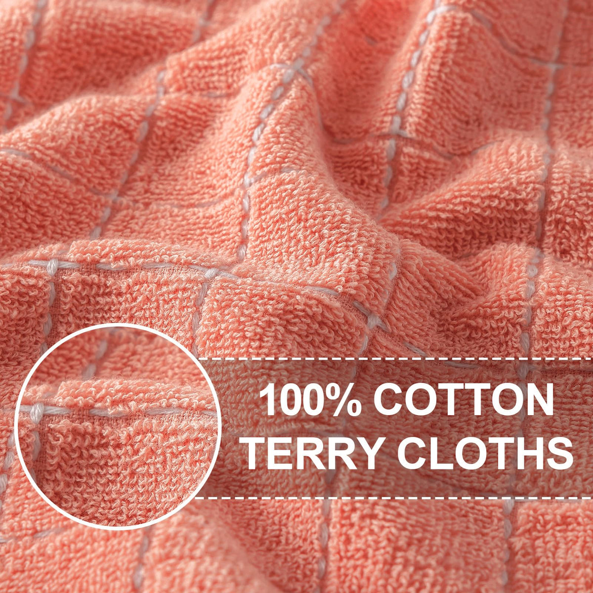 100% Cotton Terry Kitchen Towels (4 Count)