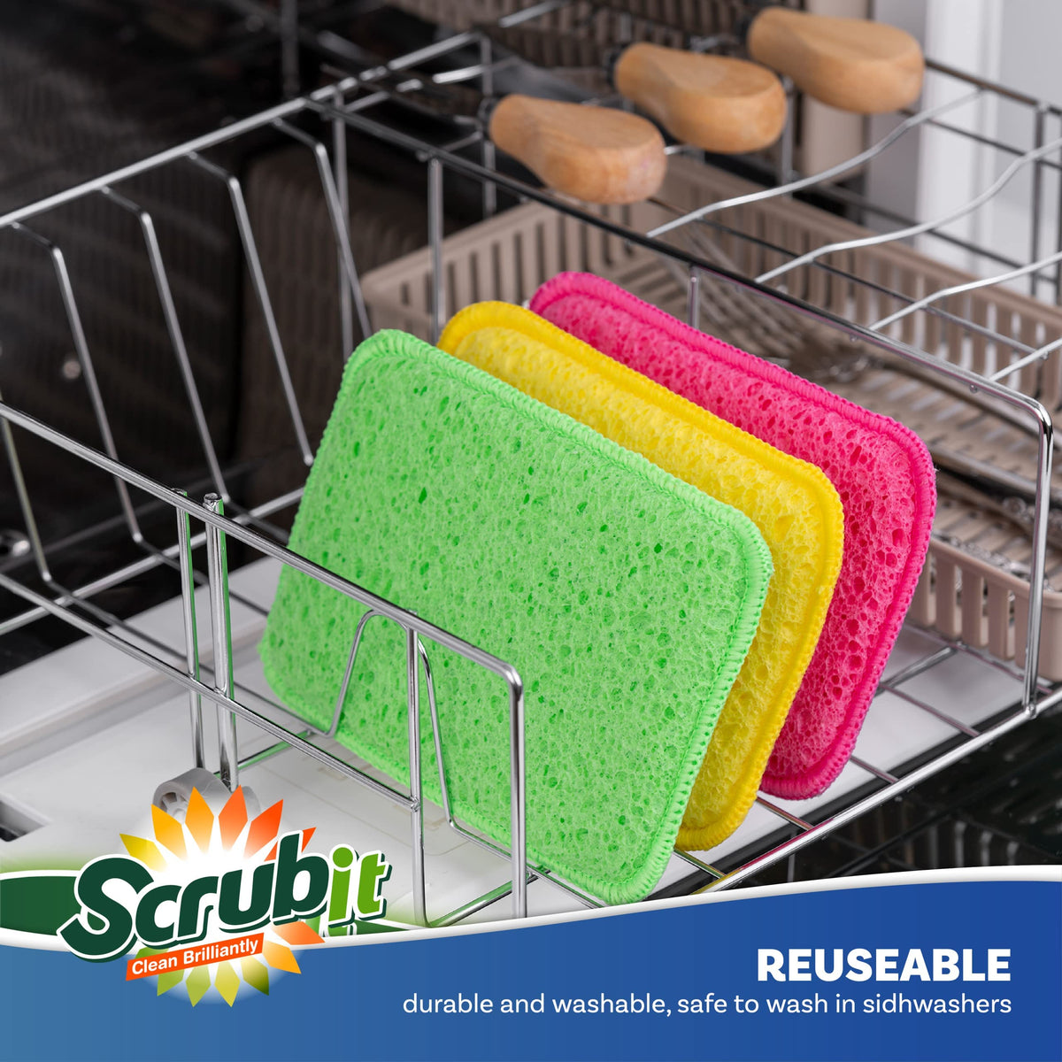 Scrub and Wipe Cleaning Pads [10 Pack] (10 Count)