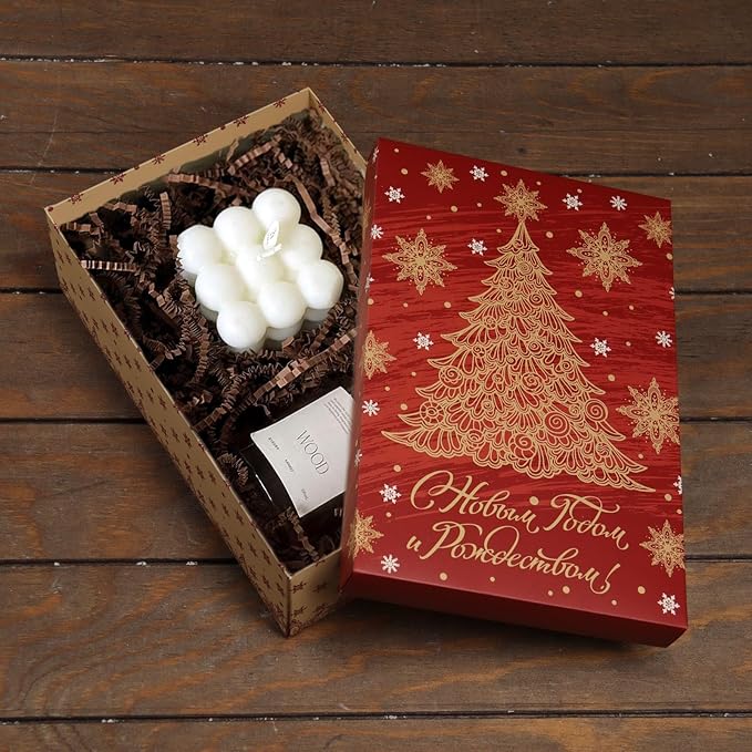 Deep Coffee Crinkle Cut Paper Shred Filler 2LB – Basket Stuffing & Gift Wrap Shredded Paper for Halloween, Christmas, Birthdays & More