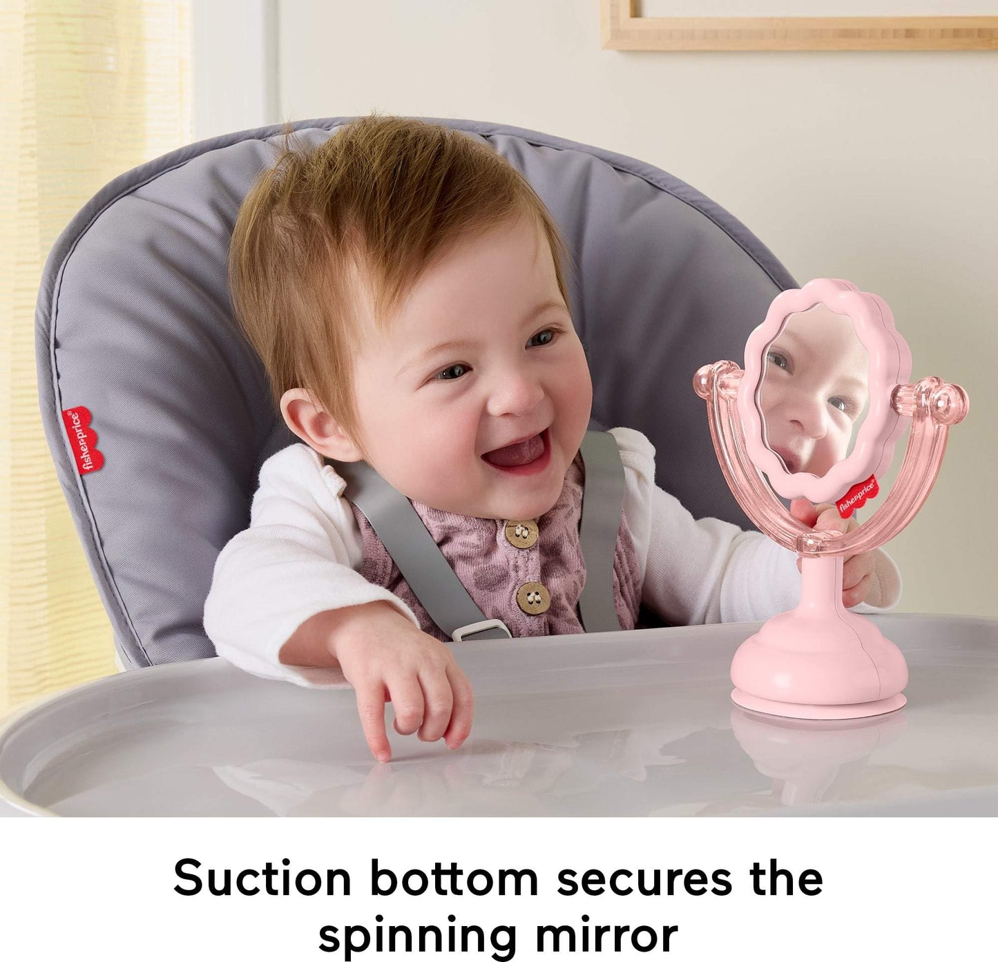 Fisher-Price Baby Toys Mini Me Moments Self-Care Sensory Set 6-Piece Rattle & Teether Activities for Newborns Ages 3+ Months