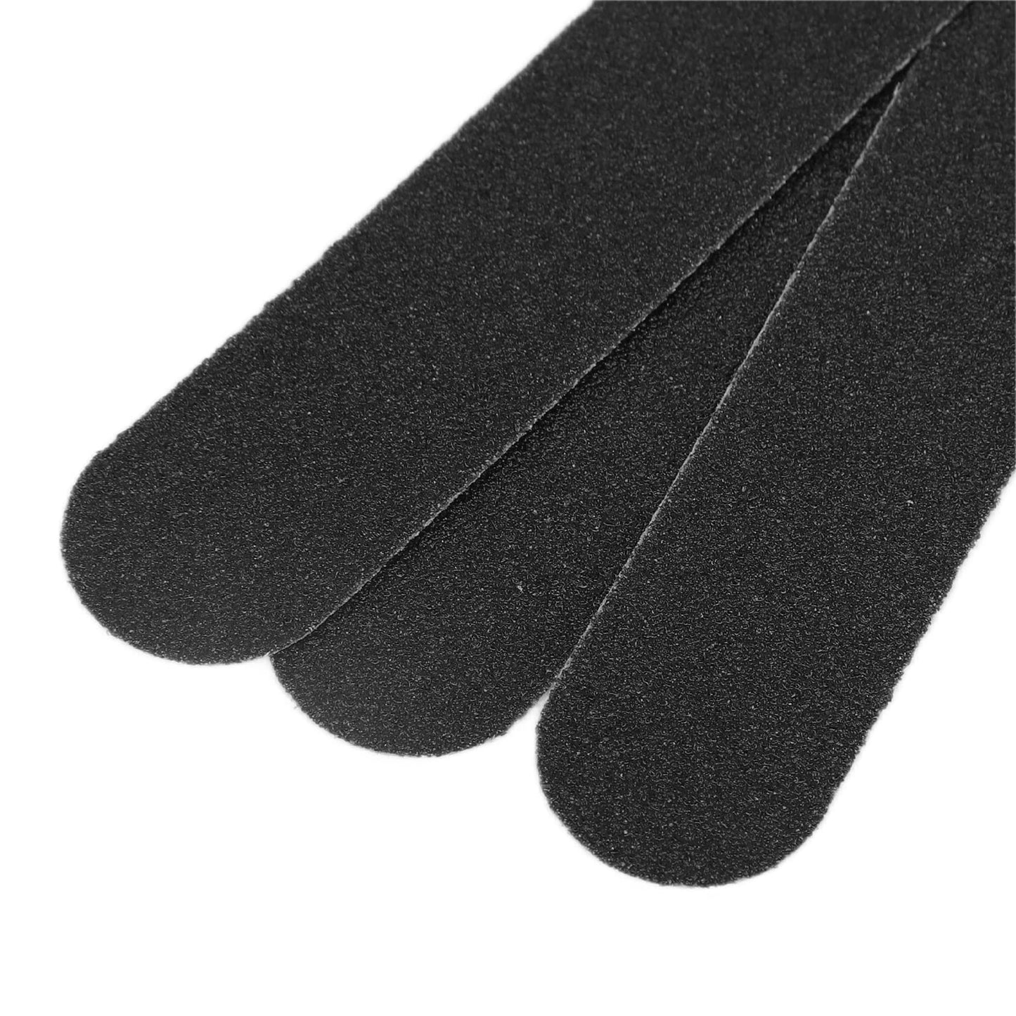QANYEGN 100Pcs Replacement Nail File Strip Kit, Nail File with Reusable Stainless Steel Base Plate, Abrasive Layer Nail Art Files for Home Salon