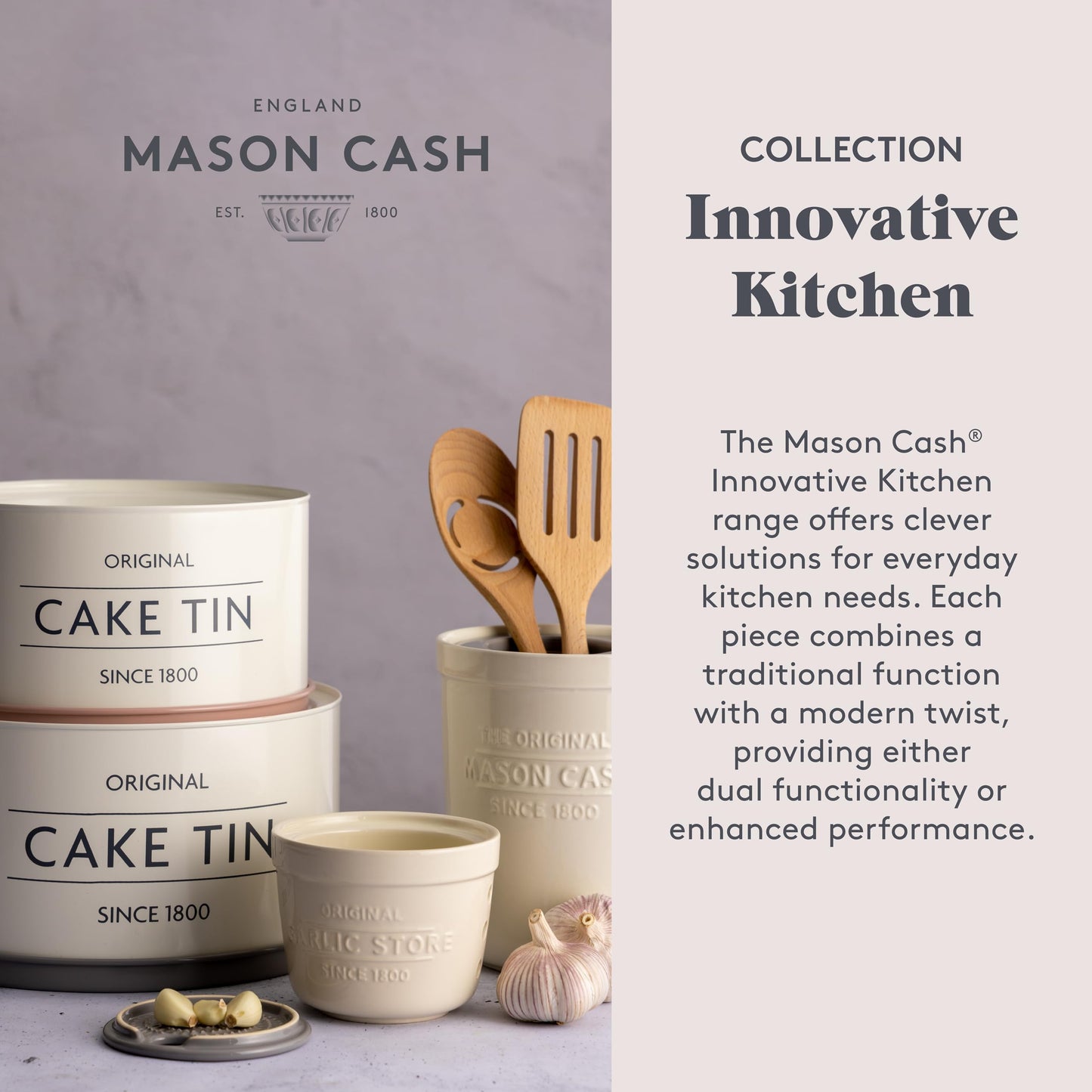 Mason Cash | Innovative Kitchen Garlic Storage & Grater