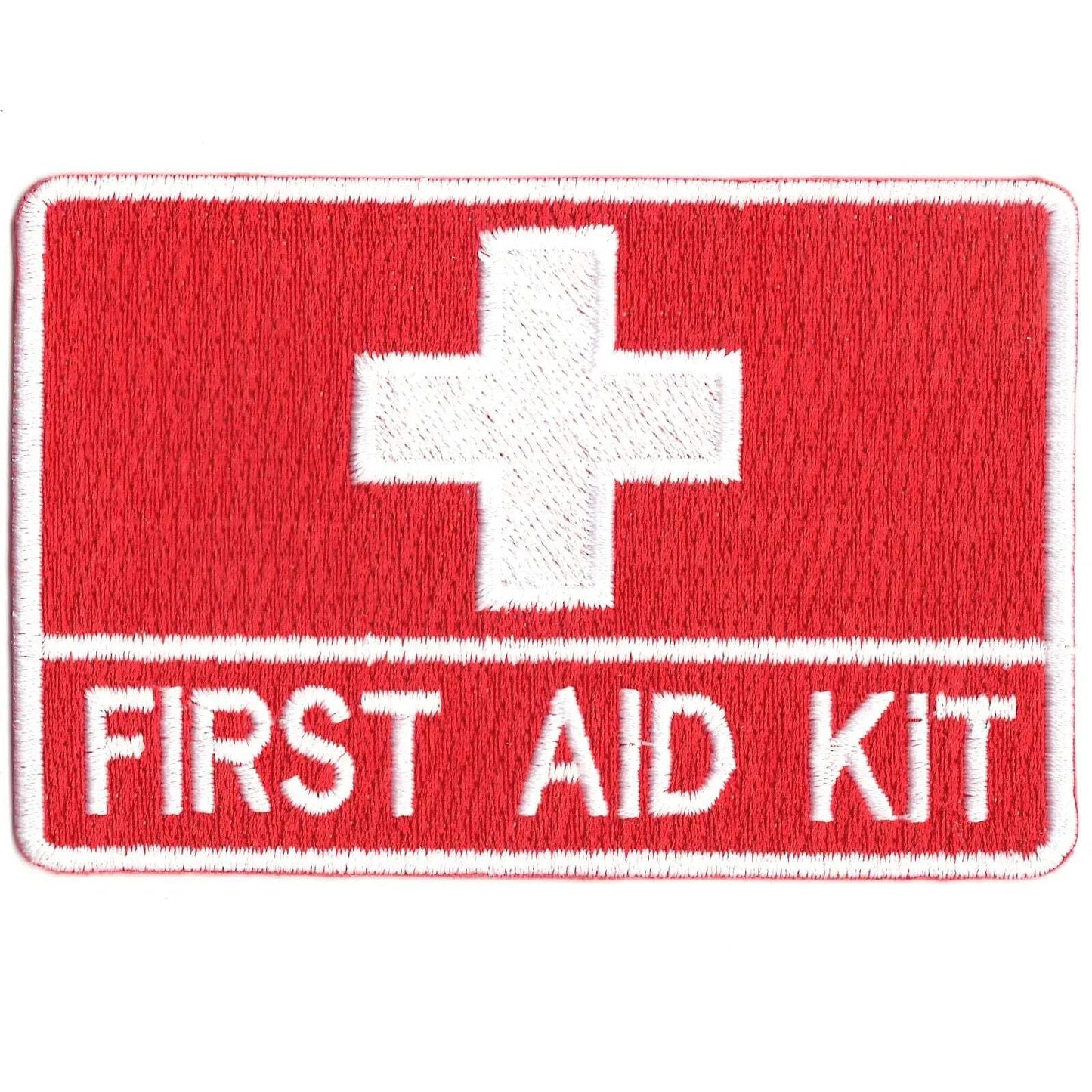 First Aid Kit Sign Patch Logo Save Embroidered Iron On