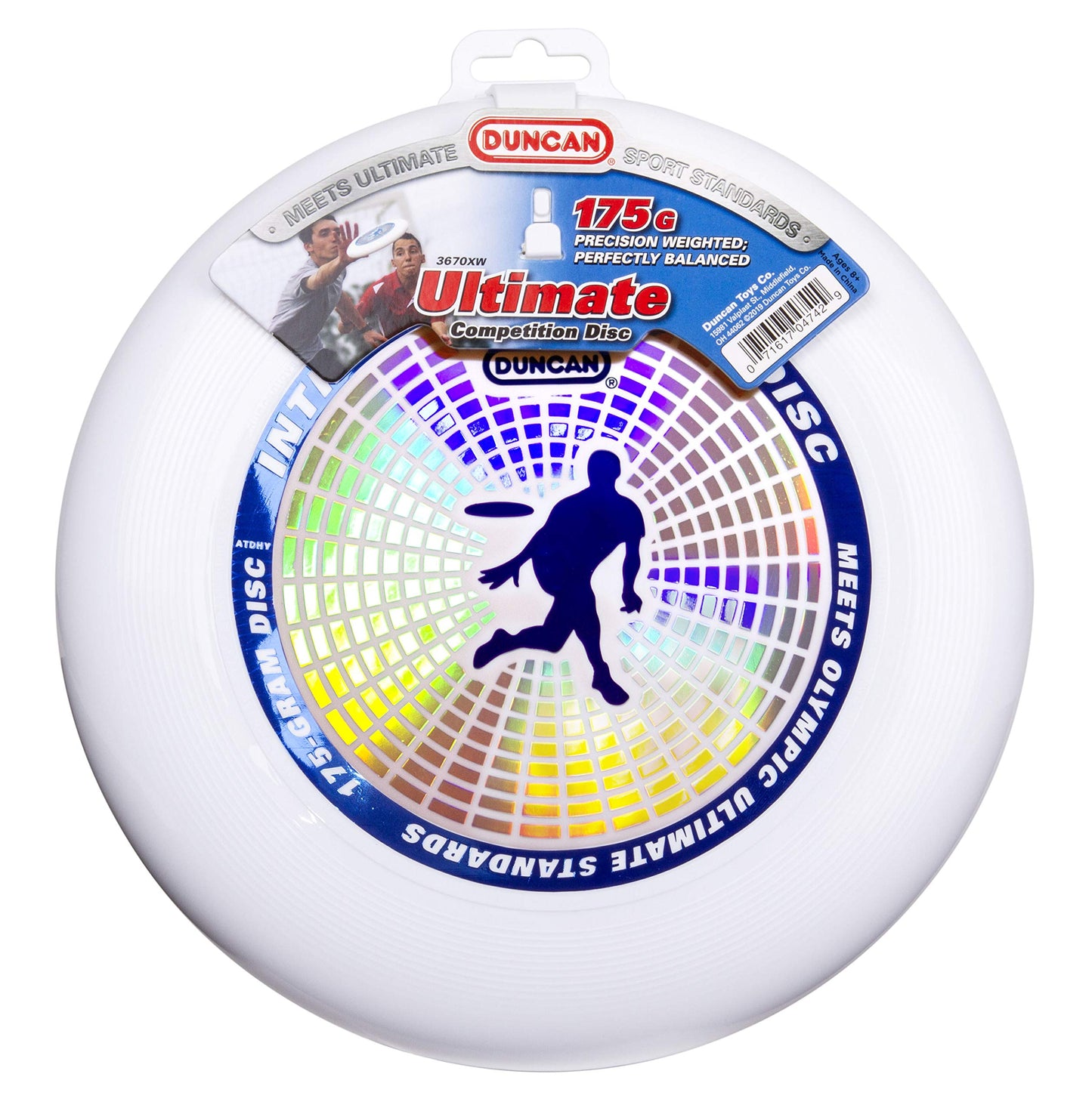 Duncan Intrepid Ultimate Competition Disc, 175g Precision Weighted Flying Disc, Colors May Vary, 1 Disc
