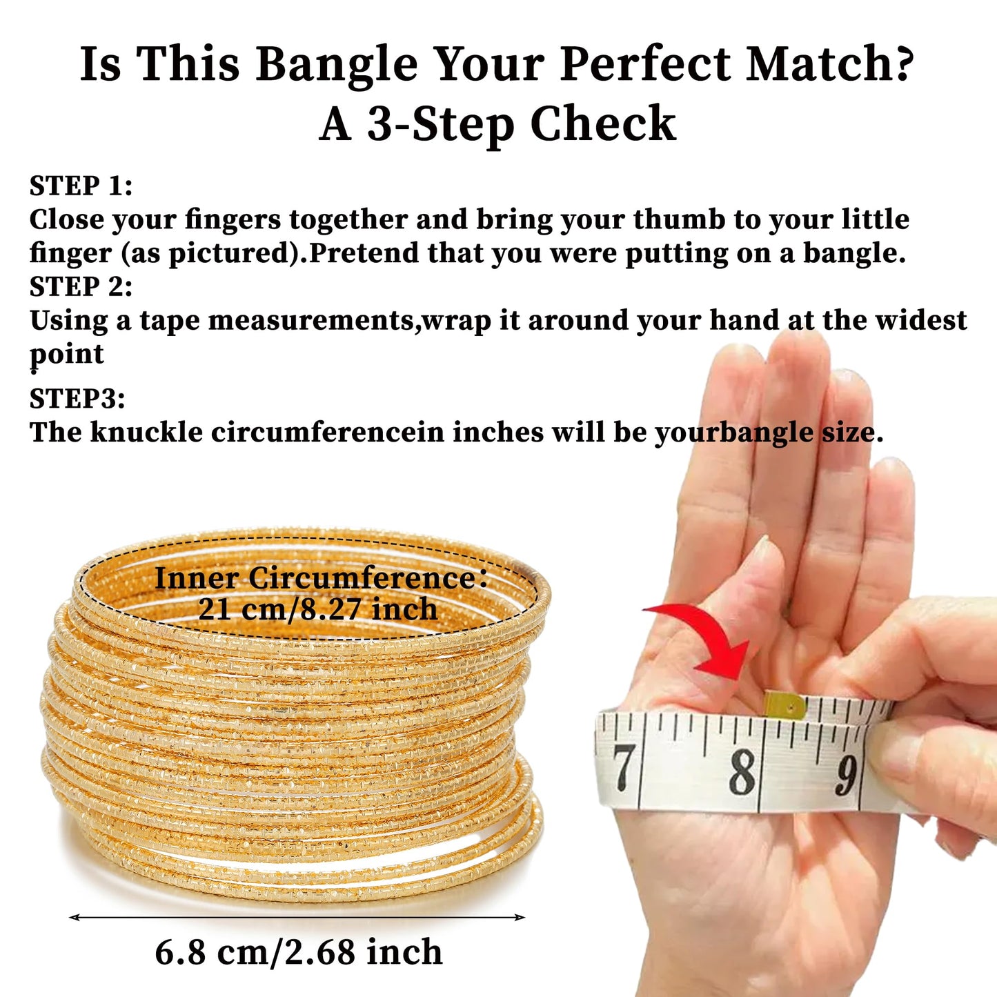 AYWFCBF Gold Bangle Bracelets for Women, 17 Pcs Boho Stackable Indian Bangles Multi Layer Textured Chunky Bracelets Jewelry Set for Women