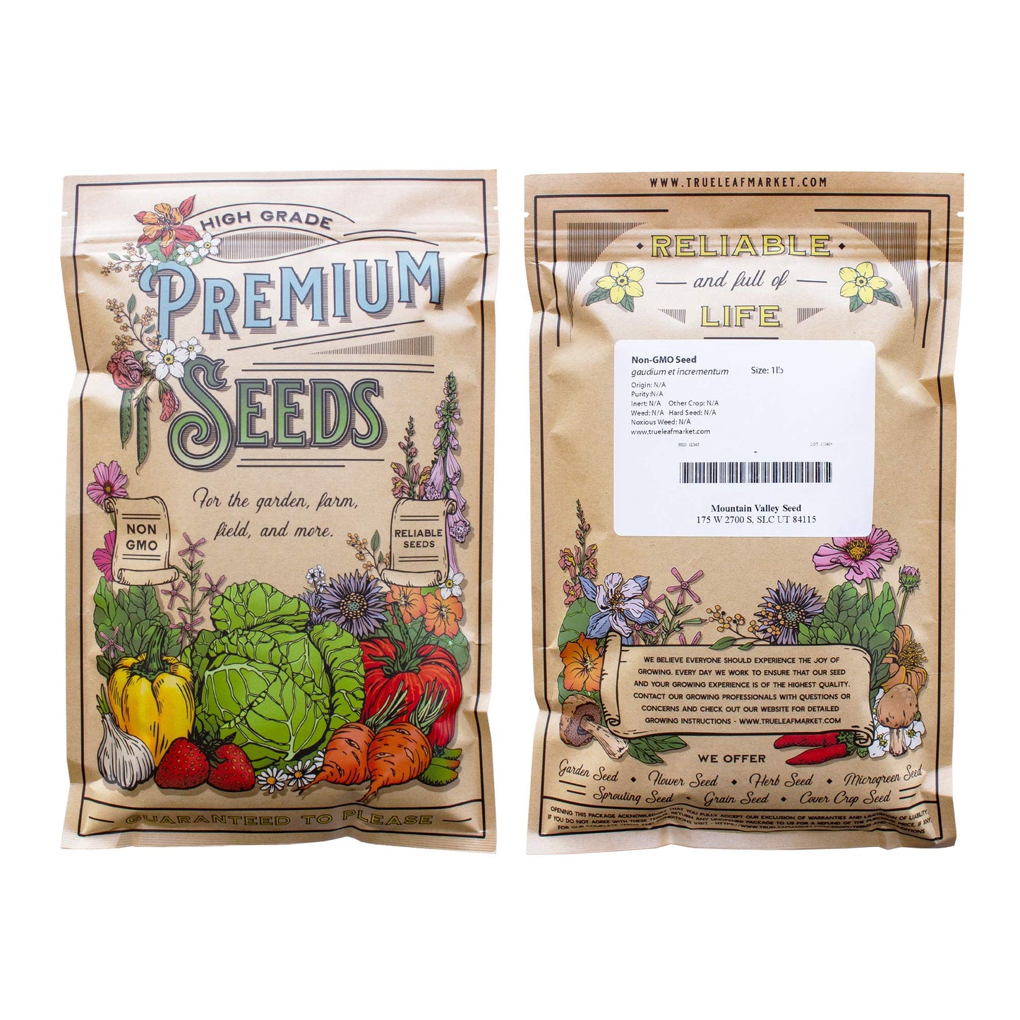 Red Cabbage Microgreens Seeds - 1 Lb ~108,800 Seeds - High Germination, Premium Non-GMO Seed for Growing Red Cabbage Micro Greens