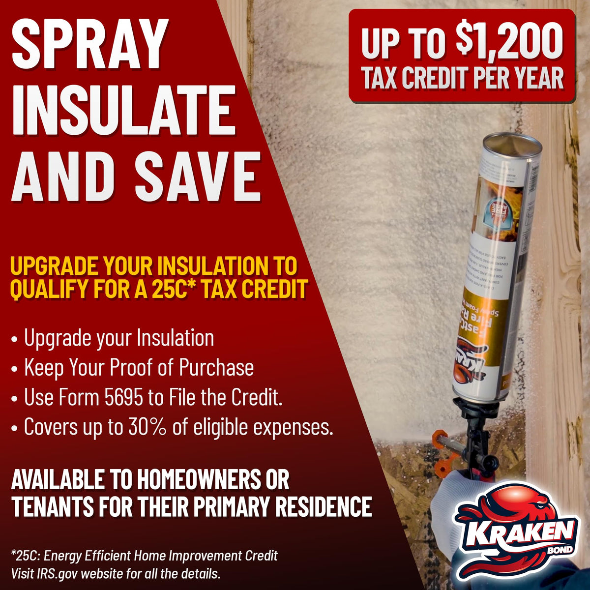 Fastcoat Fire Rated Spray Foam Insulation (48 Count)