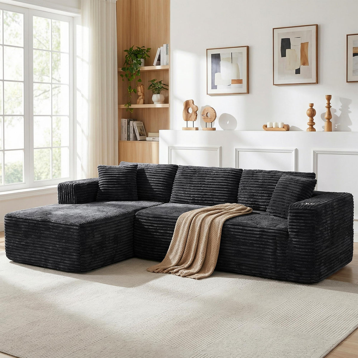 103" Modular Sectional Sofa for Small Spaces
