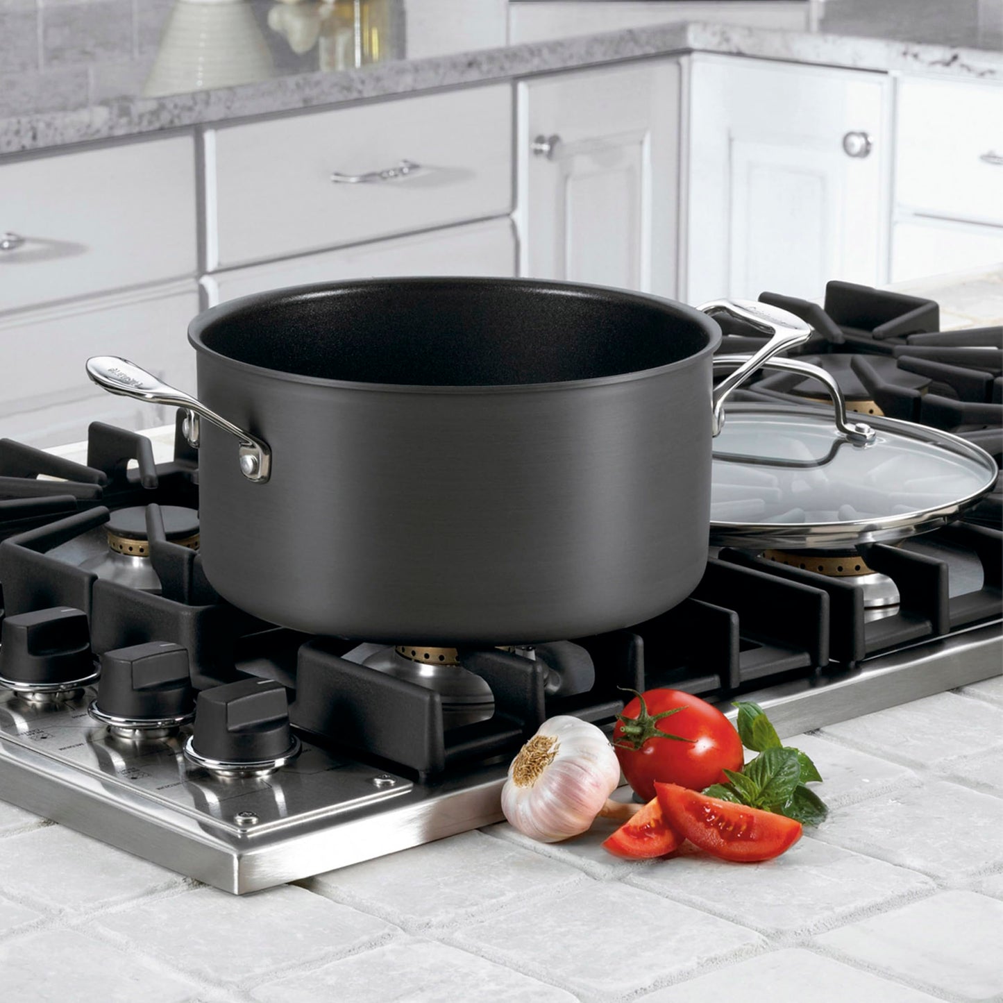 Cuisinart Chef's Classic 6-Quart PURELYCERAMIC™ Nonstick PFAS Free Hard-Anodized, Stockpot with Cover, 644C-24