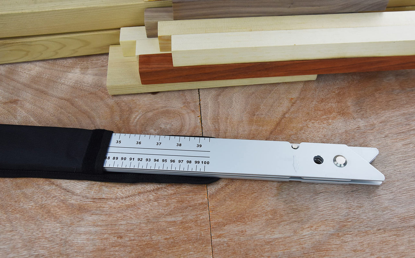 48 Aluminum Folding Square | Adjustable 45° & 90° Angles for Framing/Roofing/Staircases | Professional Woodworking & Construction Triangle Ruler Tool