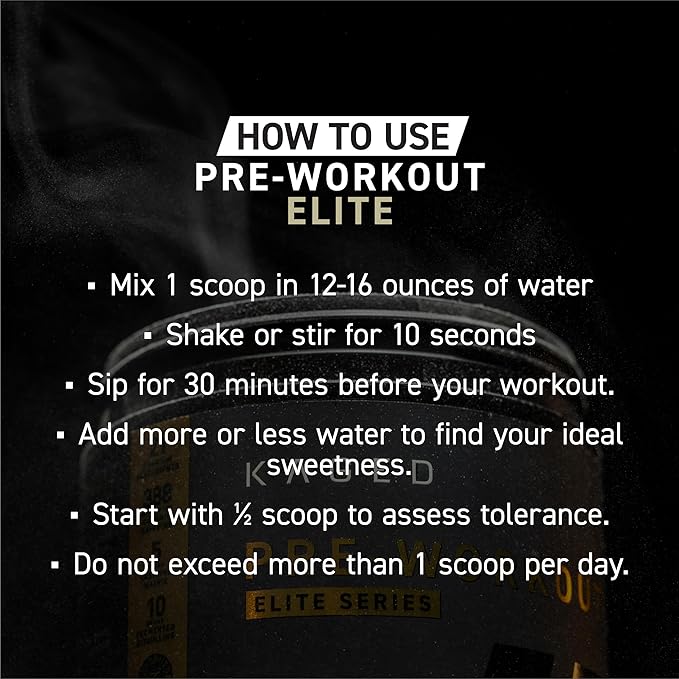 Kaged Pre Workout Powder Pre-Workout Elite for Men & Women, High Stimulant for Energy, Focus, Pumps, L-Citrulline, Beta Alanine, Creatine & 388mg of Organic Caffeine, Orange Mango