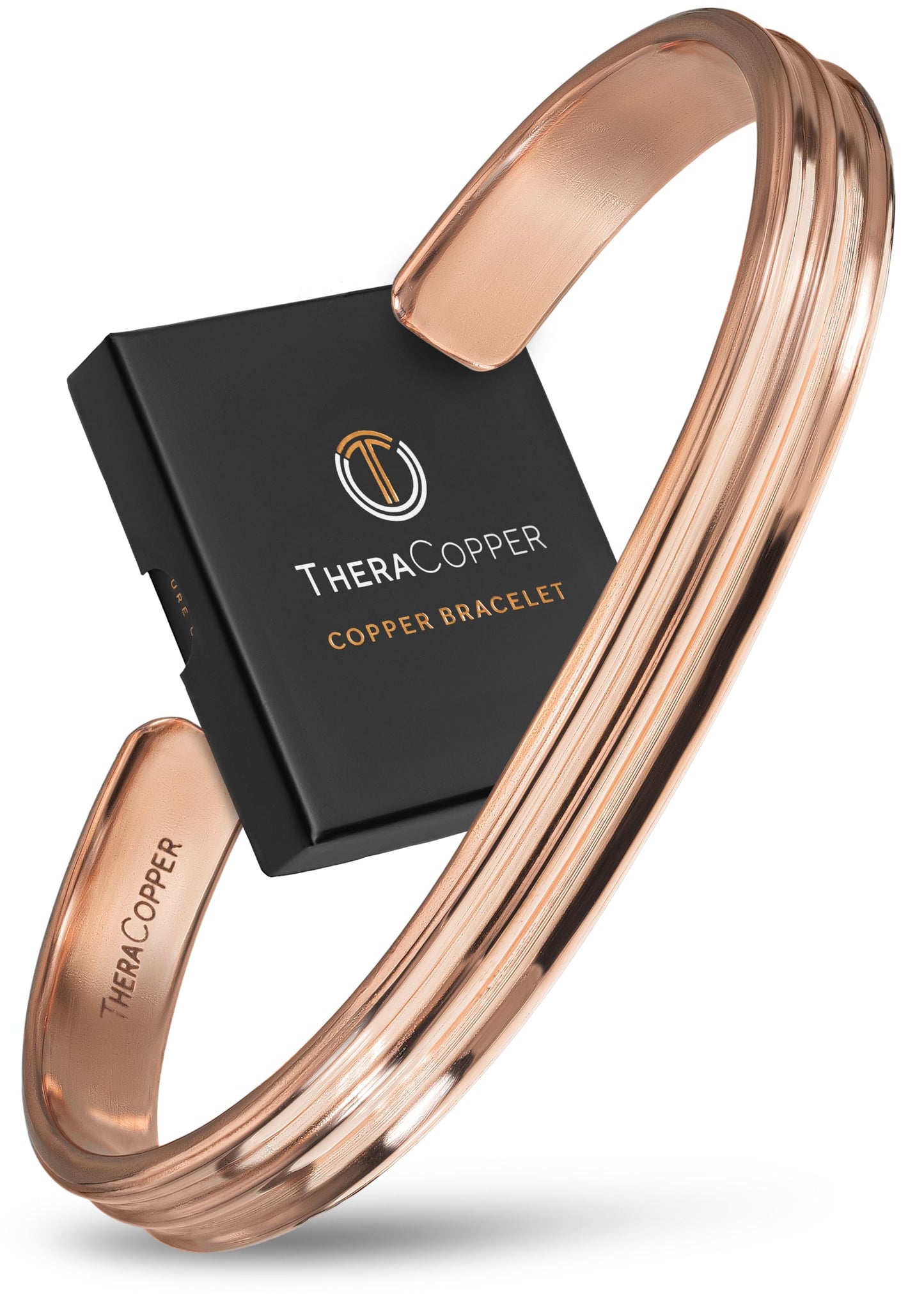 TheraCopper Copper Bracelet for Men & Women — 100% Pure Copper Bracelets — Raw, Solid & Uncoated Authentic Handmade Tibetan Bracelet Cuff Bangles (Tier)