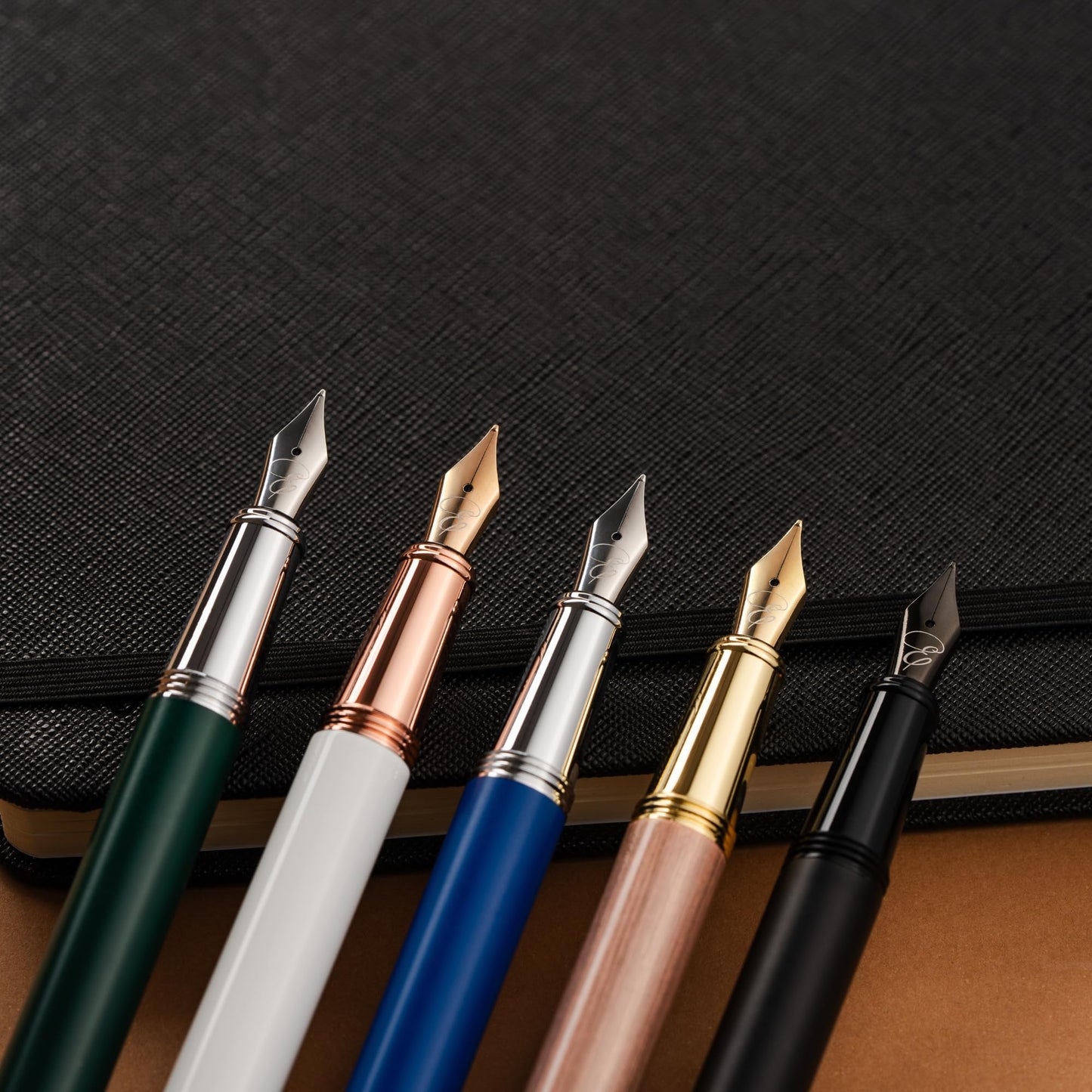 Ellington Pens Pocket Size Fountain Pen Medium Nib – 12cm Compact Luxury Mini Pen, Ink Converter, 3 Cartridges – Sleek Finish, Ideal for Travel, Journaling & Gifting