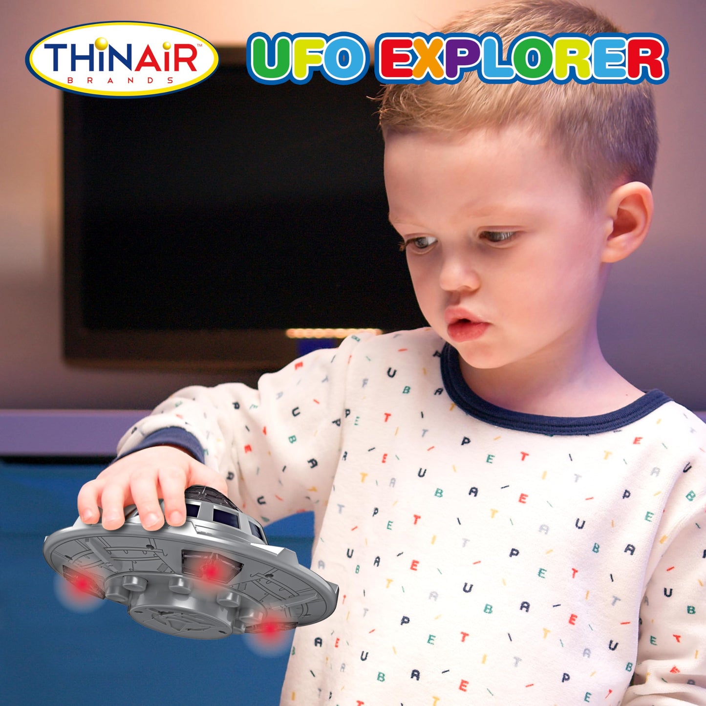 Nature Bound UFO Spaceship Space Toy, Kids Spaceship Playset with Two Aliens, Lights & Sounds, Educational STEM Adventure, 1:18 Figure