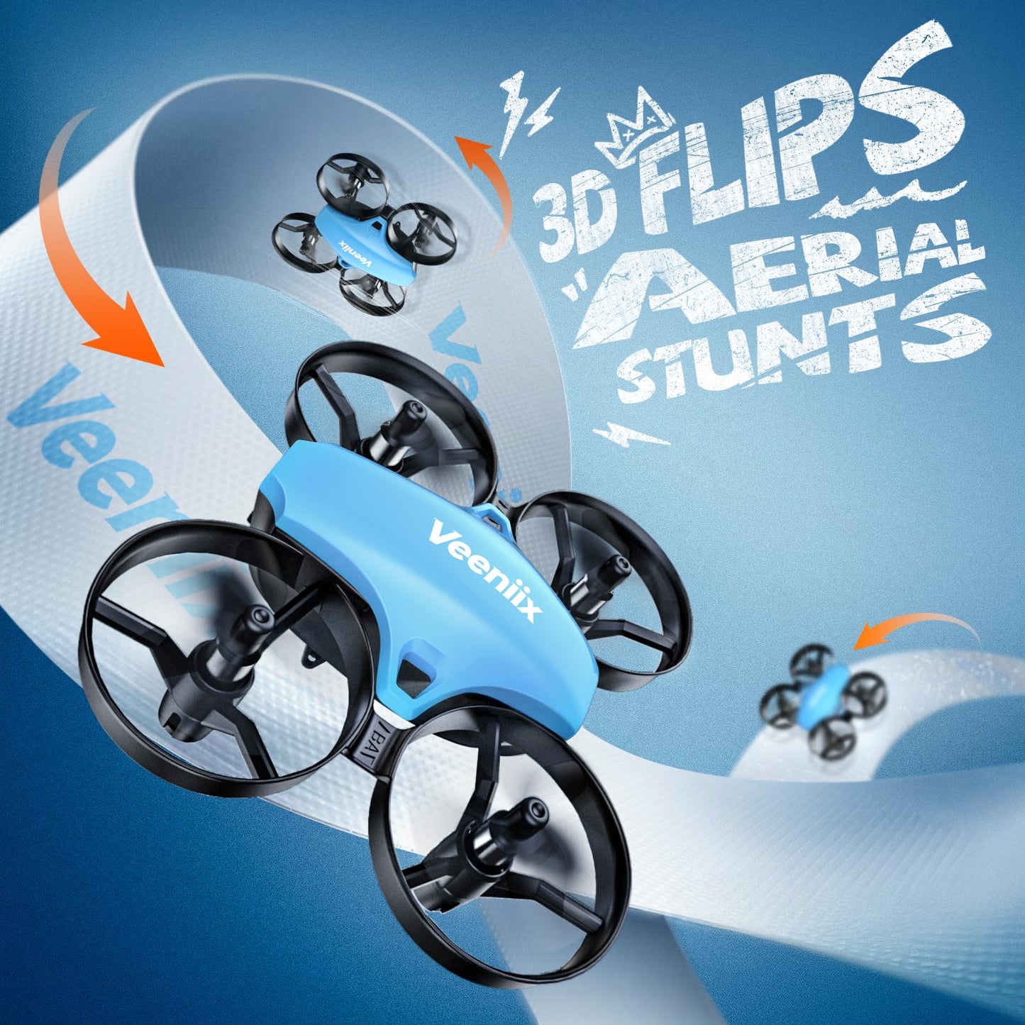 Veeniix V995 Mini Drones for Kids 14+ and Beginners,Indoor RC Quadcopter,Small Helicopter Plane with 3D Flips,360° Rotation,Circle Fly,Auto Hover,Headless Mode and 3 Batteries,Gift for Boys and Girls