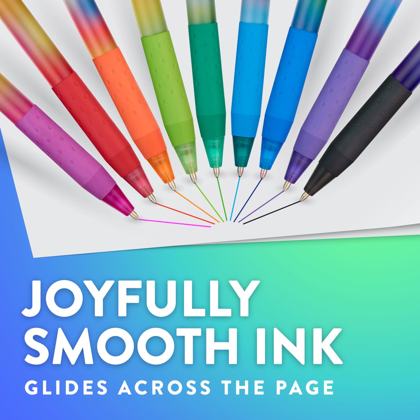 Paper Mate InkJoy 300RT Ballpoint Pens, Colorful Pens with Fashion Wraps, Retractable, Medium Point, 24 Count