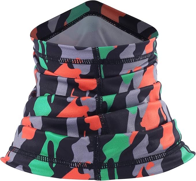 UV Protection Cooling Neck Gaiter Face Mask Scarf for Men - Windproof Neck Cover Bandana Neck Warmer Mask
