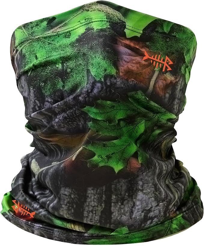 BASSDASH UPF 50+ UV Sun Protection Neck Gaiter Fishing Mask Hunting Kayaking Hiking Cycling Ski Sports