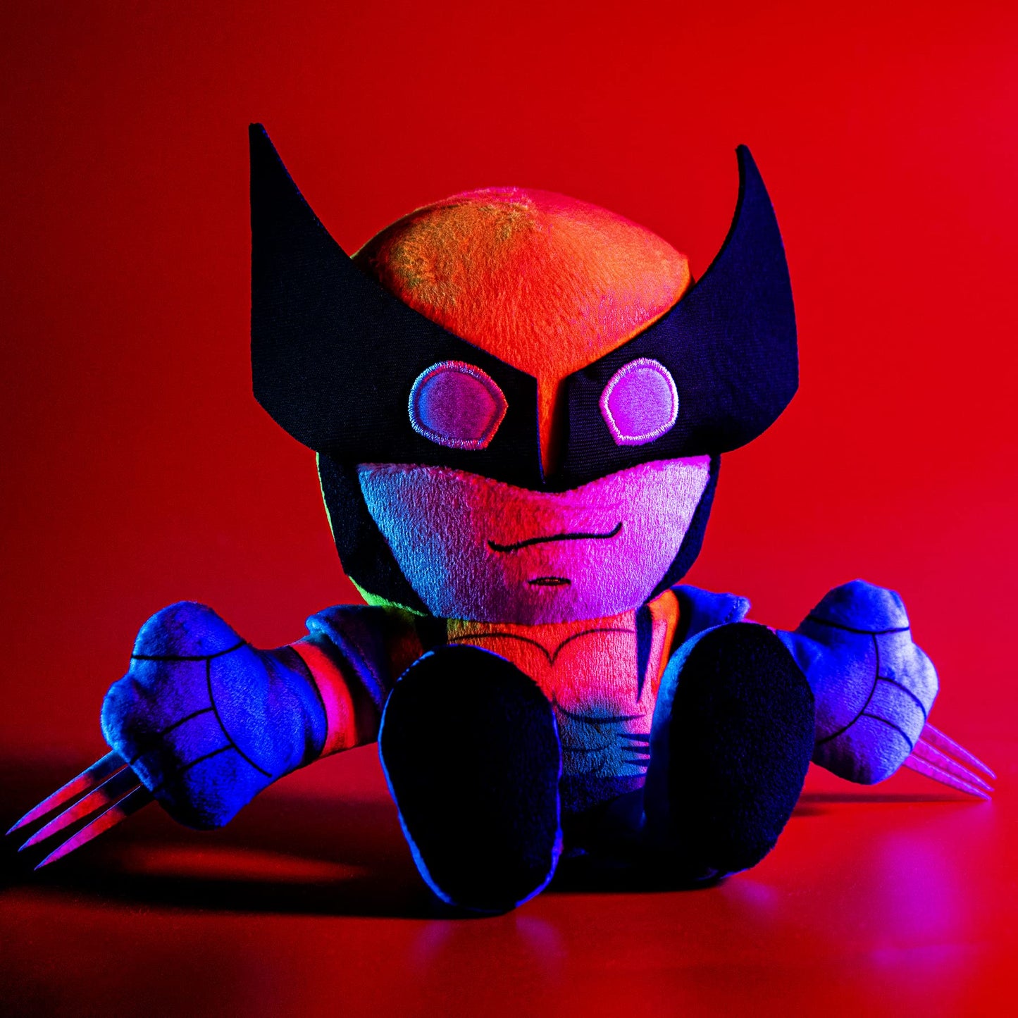 Bleacher Creatures Marvel Wolverine 8" Kuricha Sitting Plush- Soft Chibi Inspired Toy