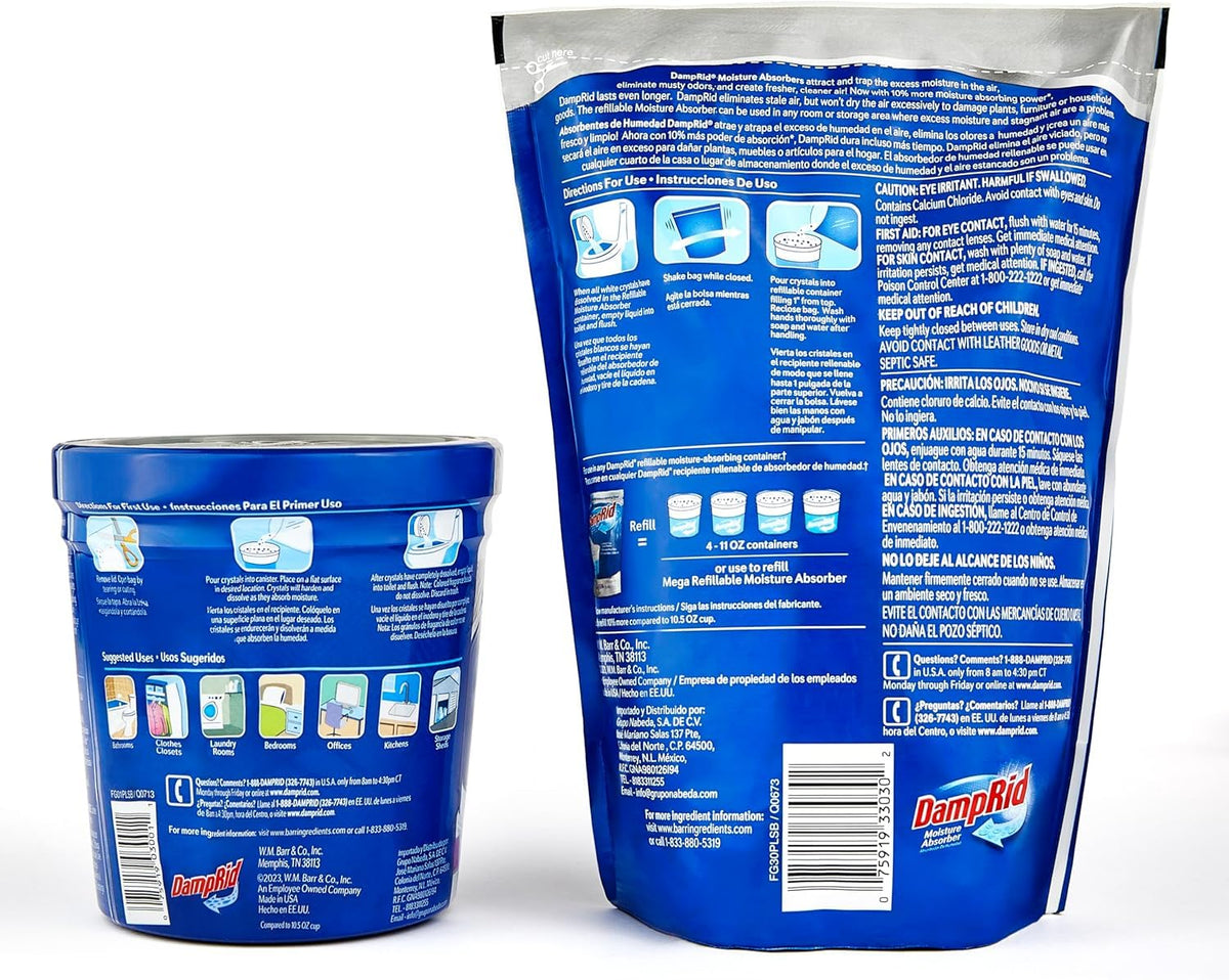Damp Rid Moisture Absorber Refillable System (55 Ounce)