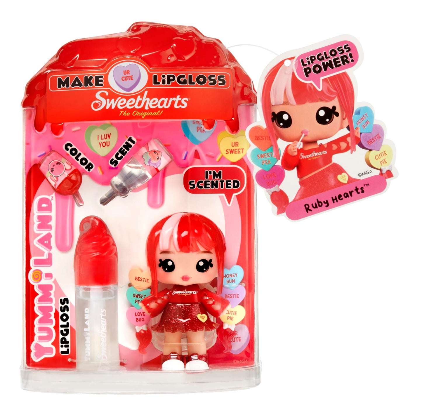 Yummiland x Sweethearts Collection Ruby Hearts Lip Gloss Dolls