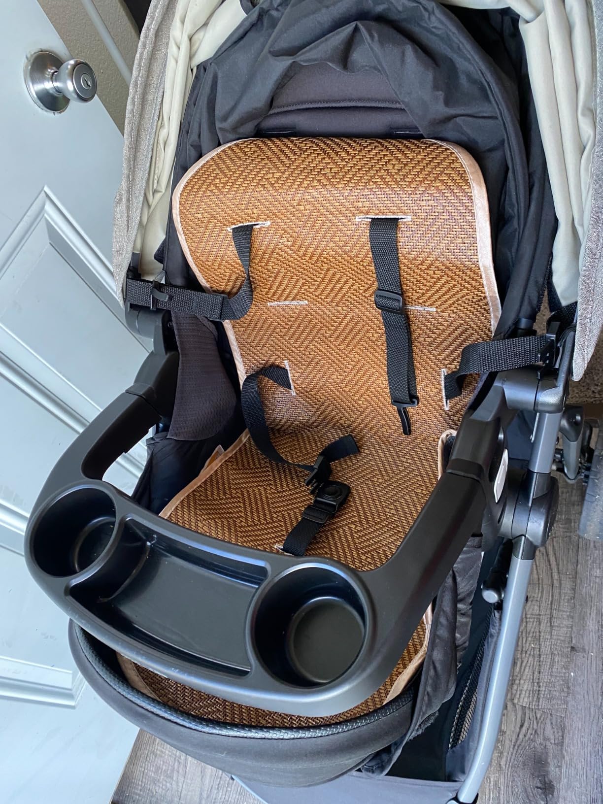 Universal Stroller Cool Seat Liner Summer Cooling Liner Pad Comfortable Air Flow Moisture Wicking 3D Rattan Cushion Mat for Stroller Car Seat Pushchair Pram