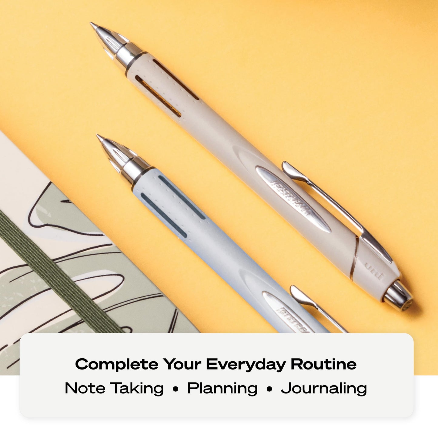 uni-ball Jetstream RT Pens - NY Times Wirecutter Best Pen for Over a Decade - Pack of 4 Black Fine Point Pens, 0.7mm - Back to School
