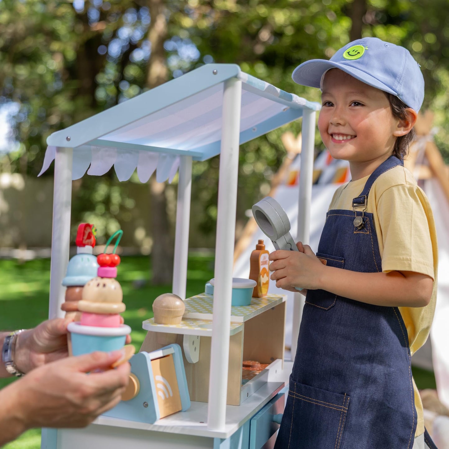 Teamson Kids - My Little Helper Ice Cream Cart