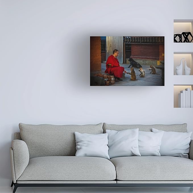 Trademark Fine Art Canvas Wall Art - Ummu Nisan Kandilcioglu 'Repast' Wall Art for Living Room, Bedroom, or Office Décor