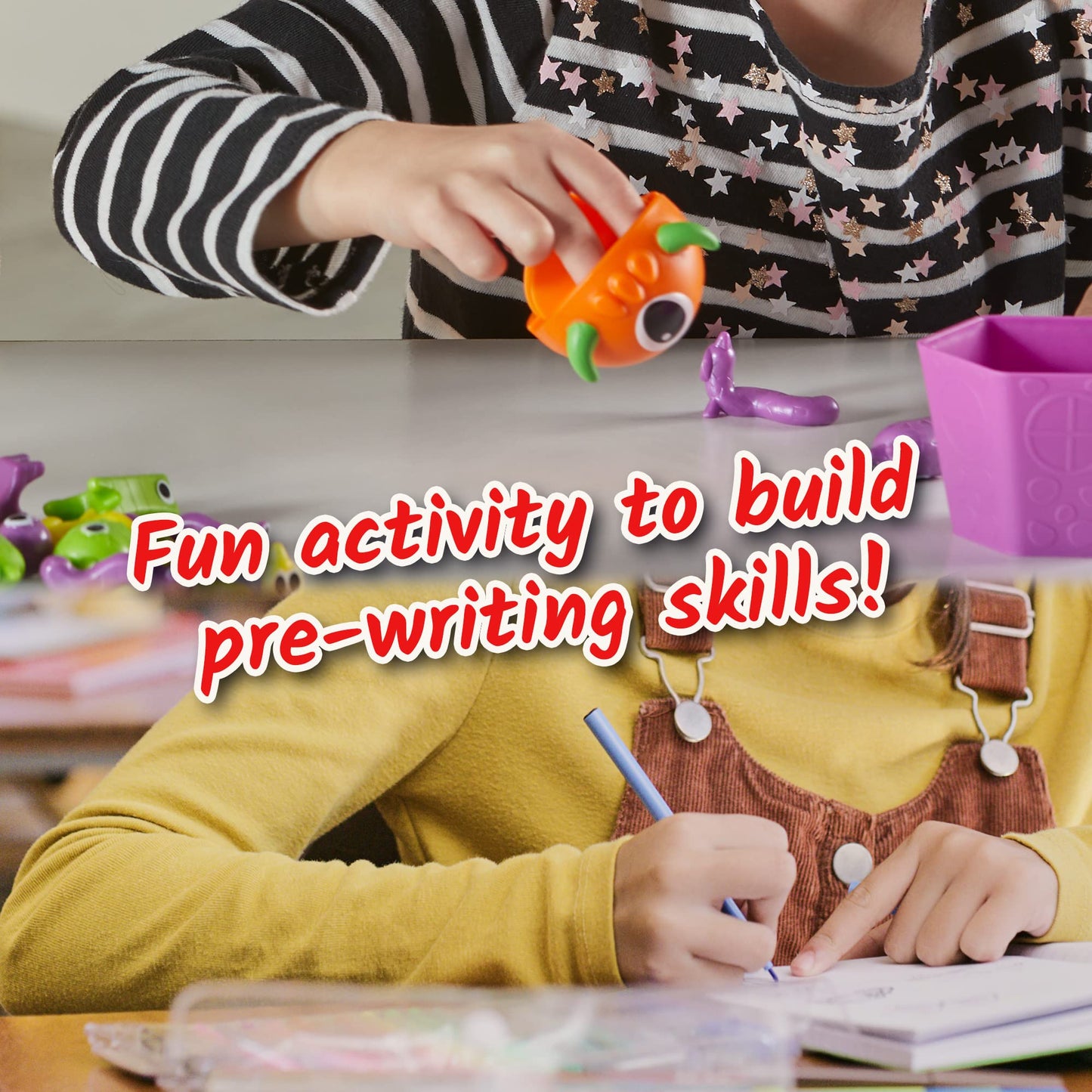 hand2mind Grab That Monster Fine Motor Activity Set, Occupational Therapy Toys, Pincer Grasp Fine Motor Skills Toys for Toddlers 3-4, Play Therapy Games for Kids, Preschool Learning Activities