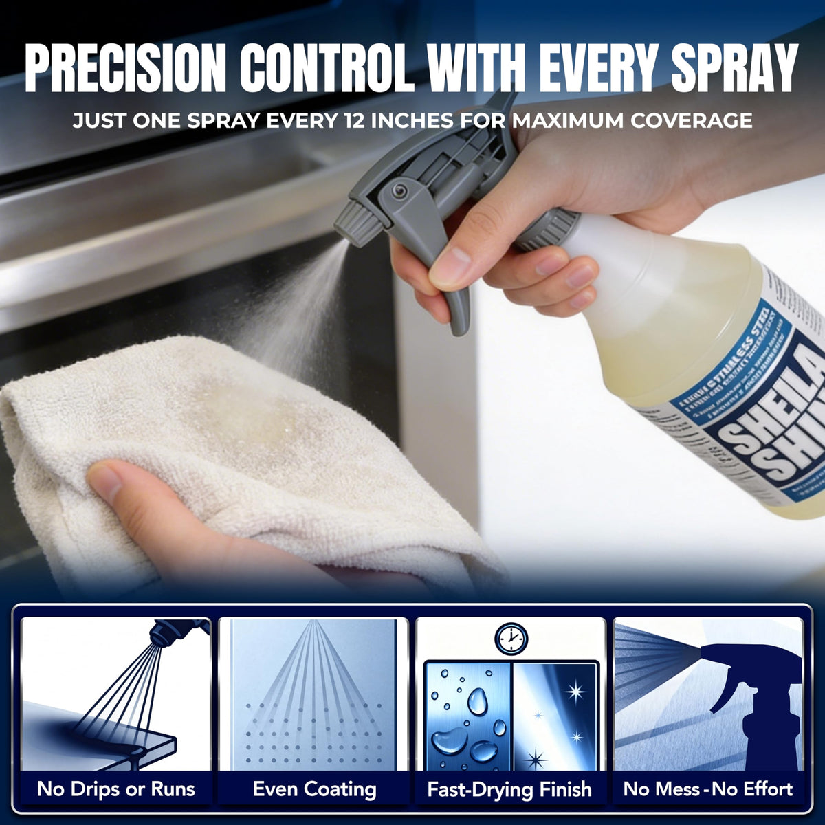 Stainless Steel Cleaner & Polish (32 Ounce)