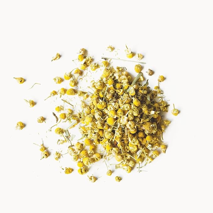 Rishi Tea Chamomile Medley Herbal Tea - Organic, Caffeine Free Loose Leaf Tea, Sleep Friendly Calming Chamomile Flowers with Lemon Verbena & Mint - 4 Ounces, 28+ Servings