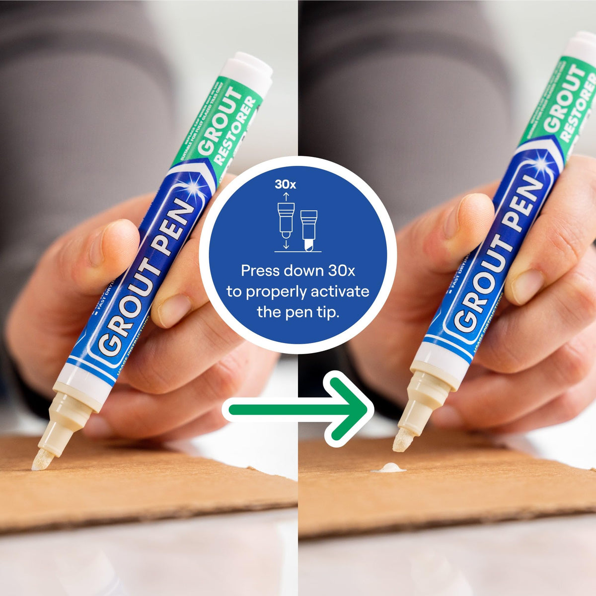 Grout Pen Ivory Tile Grout Paint Marker (3 Count)